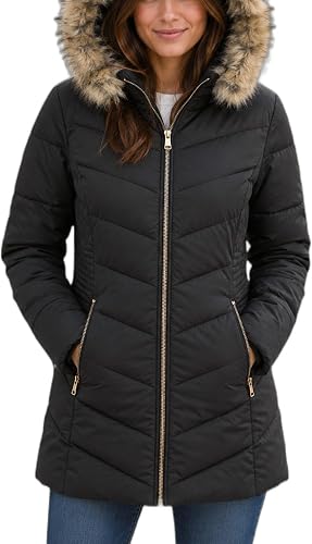 Womens Fur Hoody Jacket