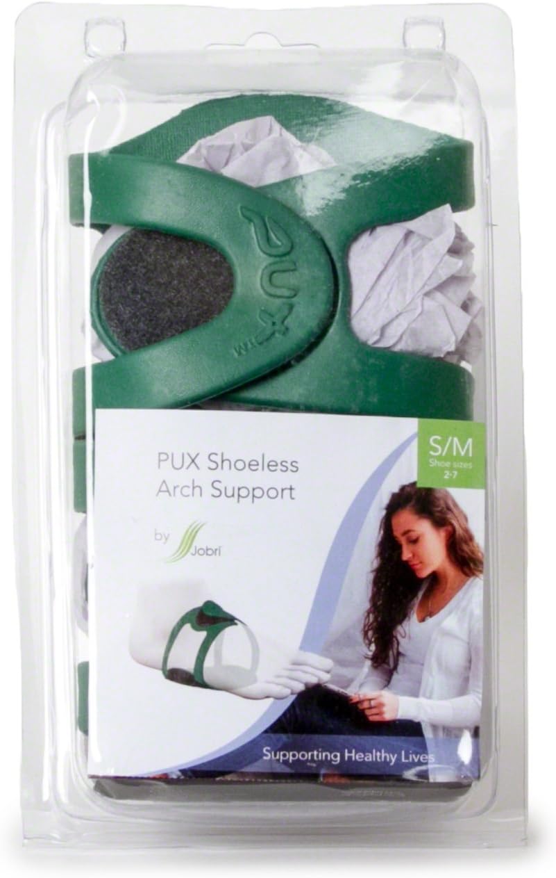 PUX Shoeless Arch Supports - Helps with Flat Feet, Fallen Arches, Plantar Fasciitis and Arch Pain