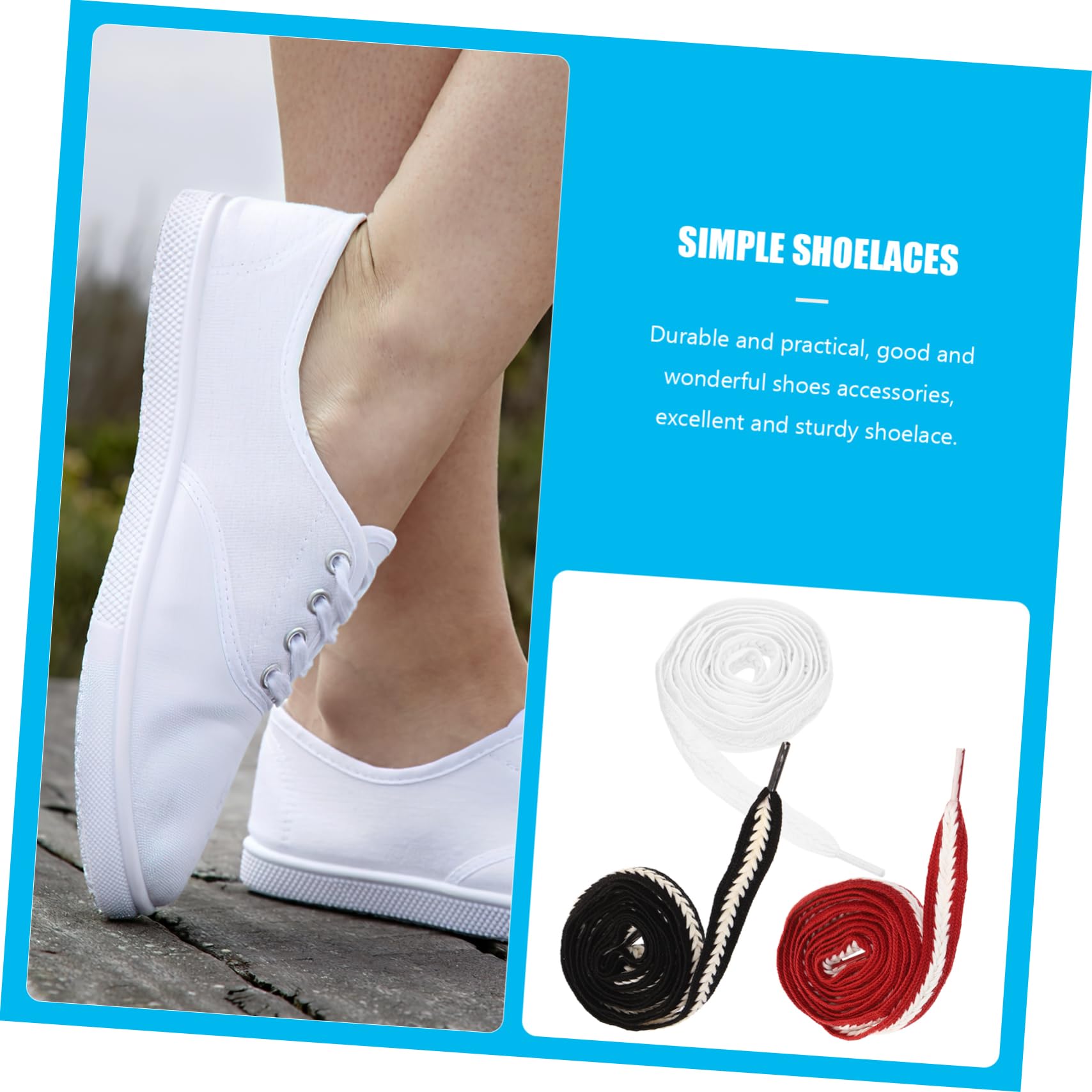 SHERCHPRY Cordones de trigo trenzado cordones de poliester cordón de dinero de alta densidad botas deportivas shoe laces cordones anchos cordones de zapatos anchos poliéster algodón