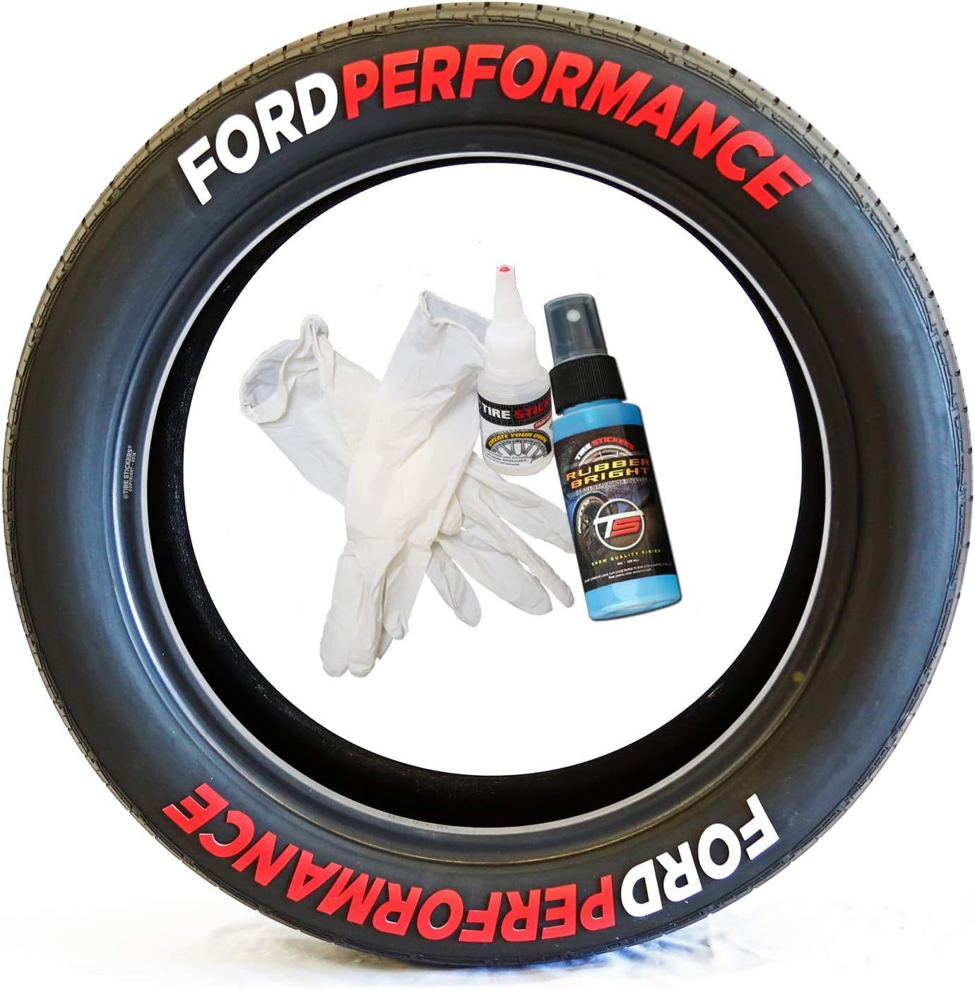 Tire Stickers Ford Performance Permanent Tire Lettering Kit
