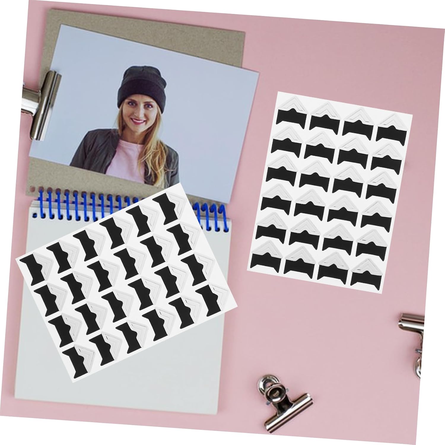 Self Adhesive Photo Corners 10pcs Paper Album Stickers image 5
