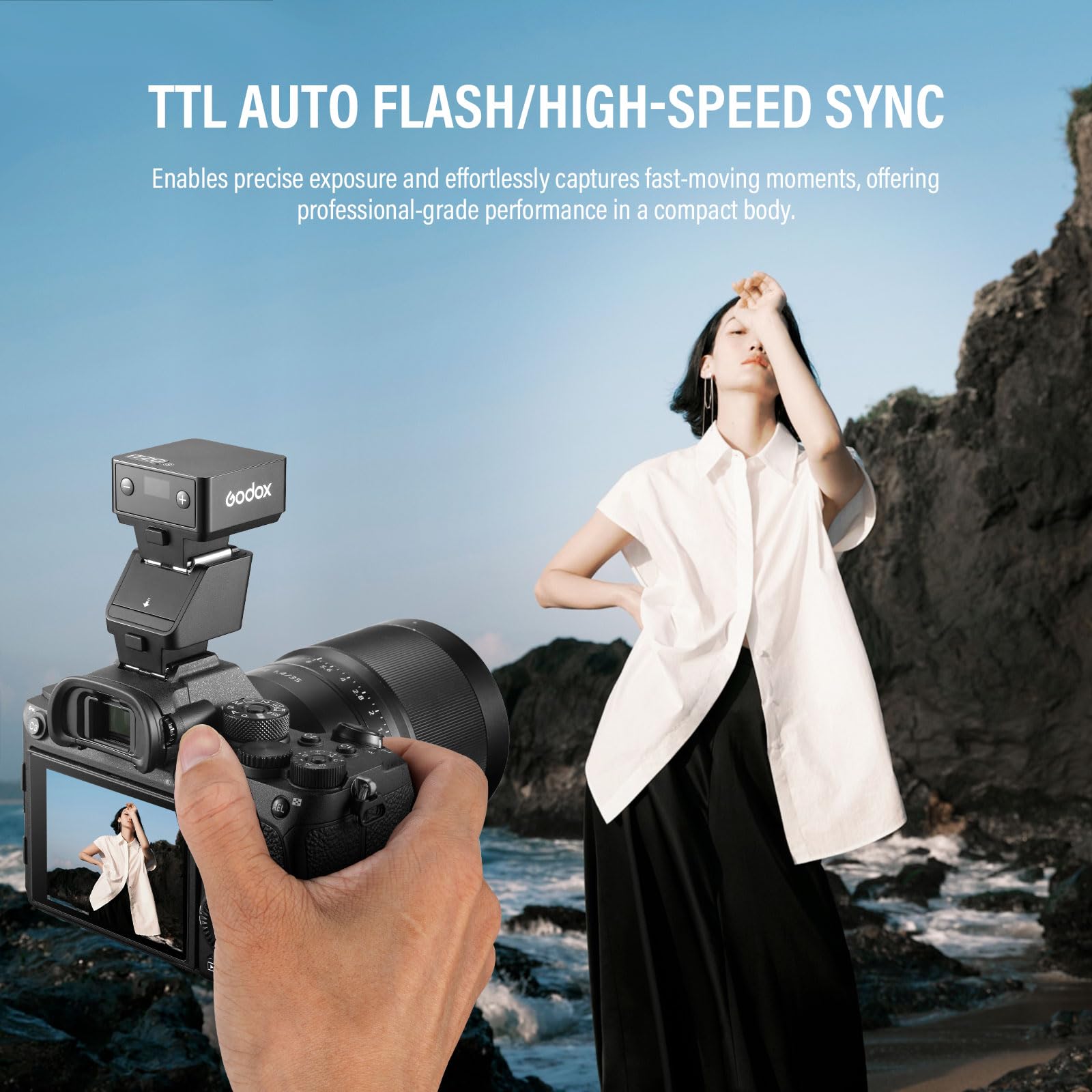 Godox TR-O TR O Sede per L'aumento dell'Altezza della Slitta TTL del Flash della Fotocamera Compatibile con Godox IM20 IM30 IT20-O IT30-O Compatibile con ZENIKO ZF04 ZF08 per Olympus Panasonic Flash