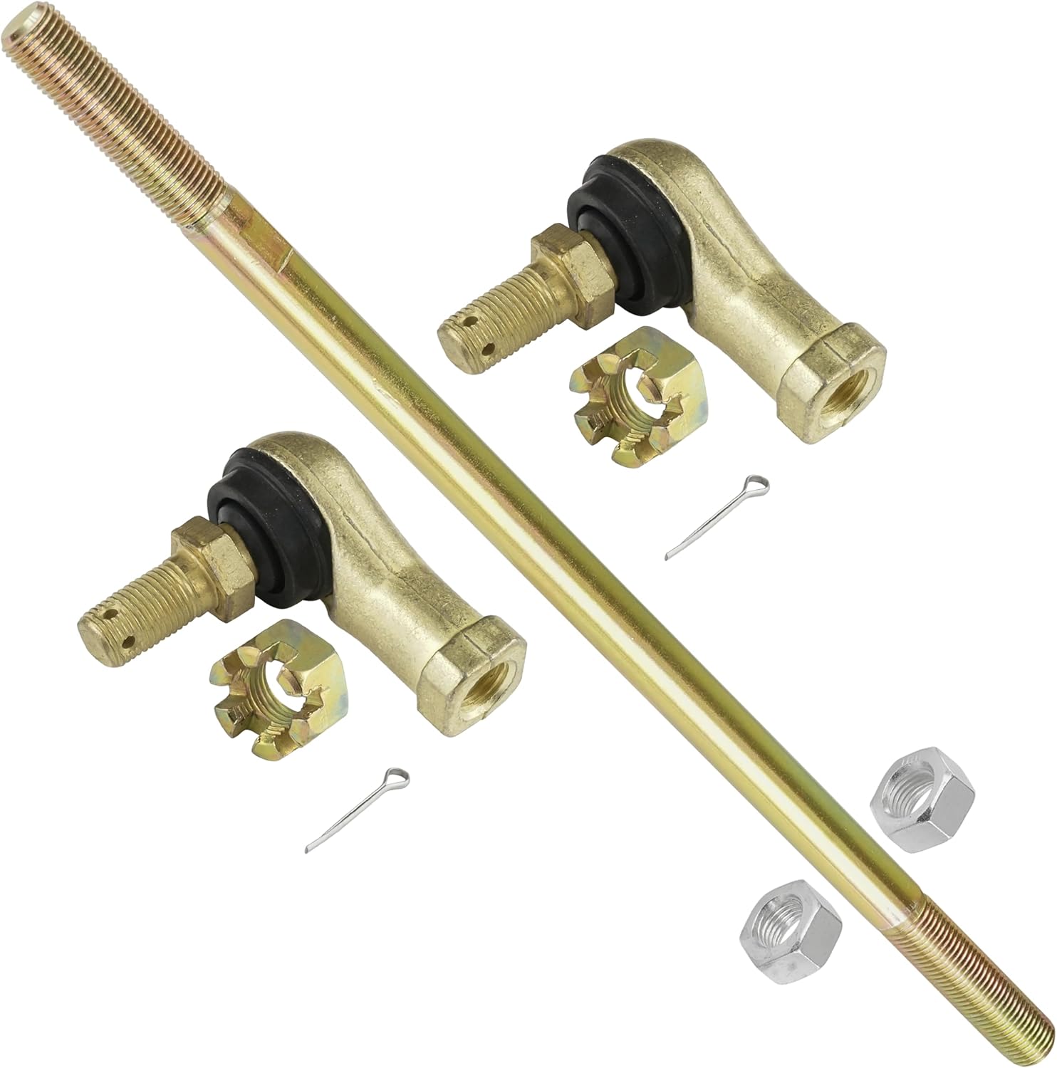 Caltric Tie Rod Set Compatible with Yamaha Big Bear 400 2Wd Yfm400 Yfm-400 2000-2004