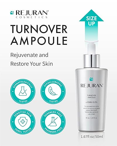 Miniatura 2 de REJURAN Ampolla Turnover, c-PDRN Tamaño más grande - Suero facial original de ADN de salmón PDRN para rejuvenecimiento, reafirmación, hidratación y