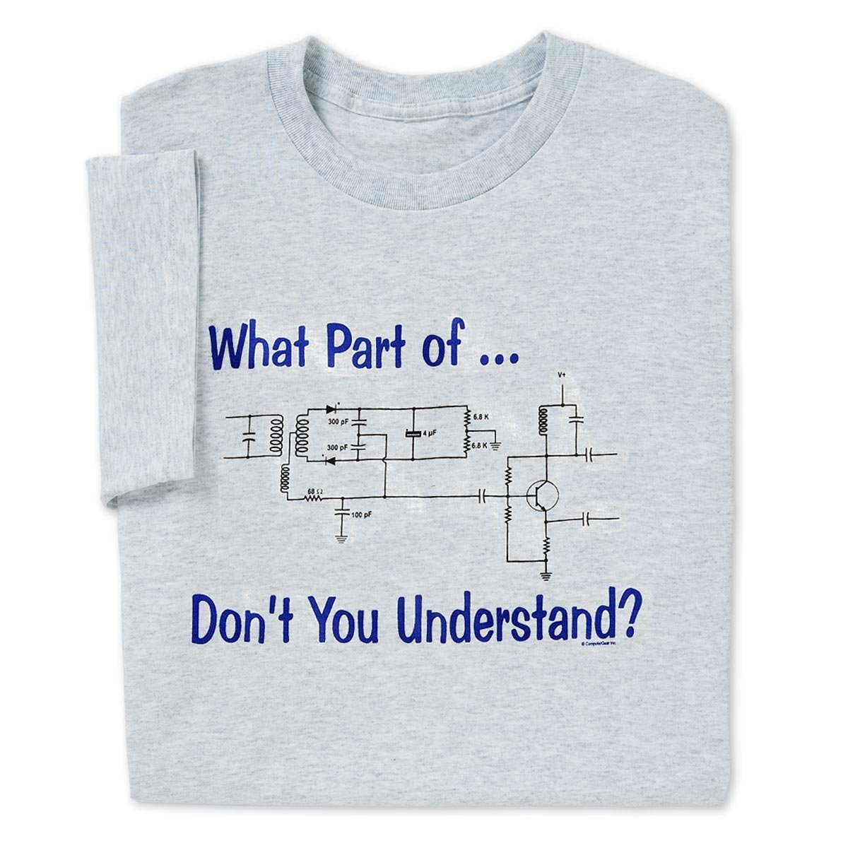 Funny Engineering T Shirt Electrical What Part of Circuit Geek Tee