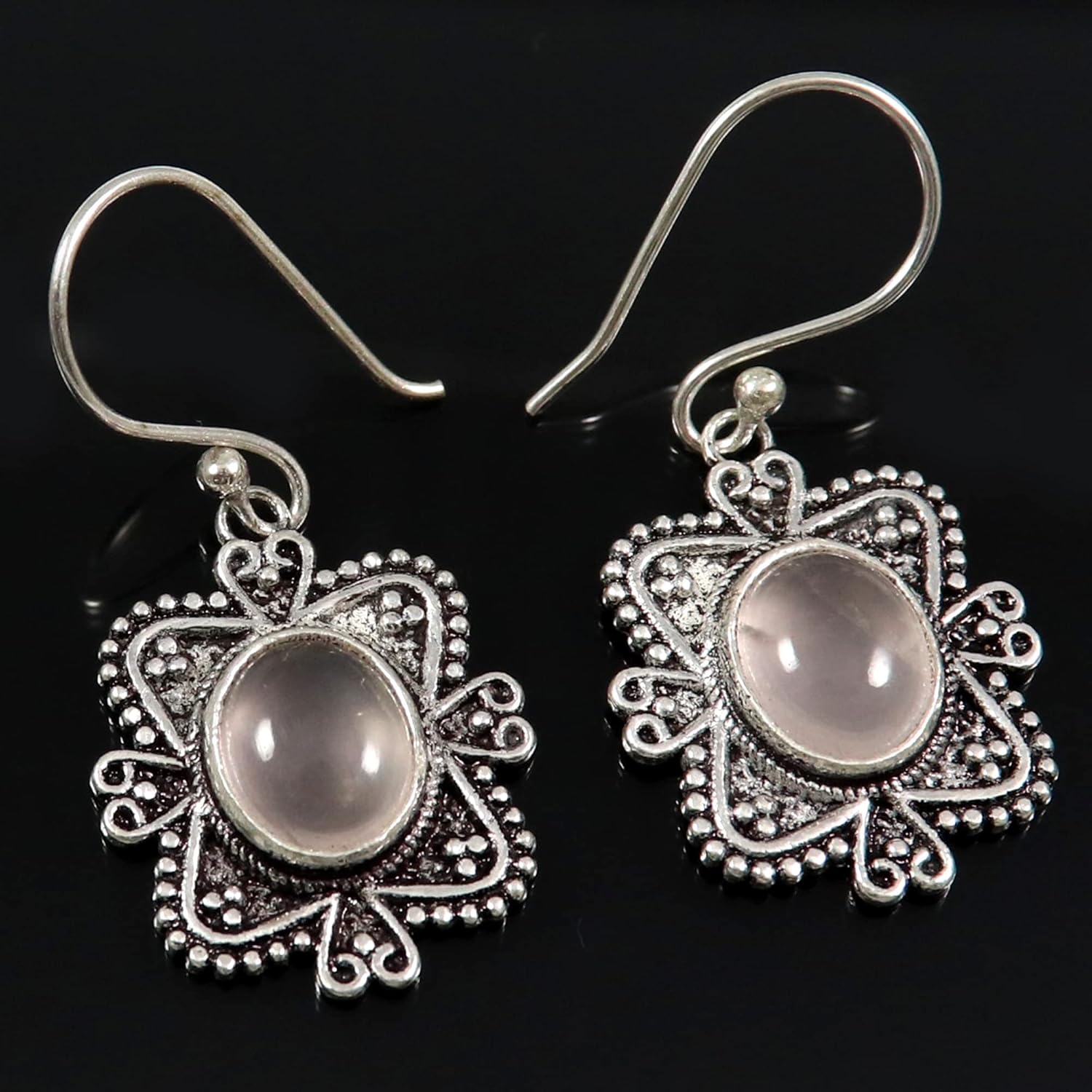 Opal Lab-Created Garnet Carnelian Gemstone 925 Sterling Silver Drop/DangleEarring Handmade Jewelry Goyal Exports SEG189