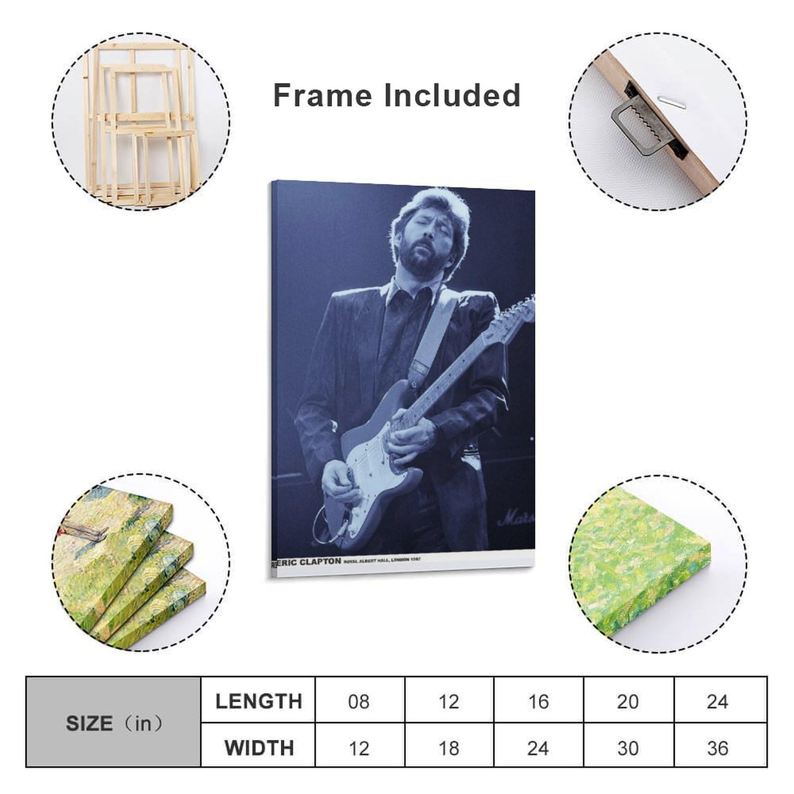 Amazon.co.jp: ERIC CLAPTON エリッククラプトン映画ポスター 印刷