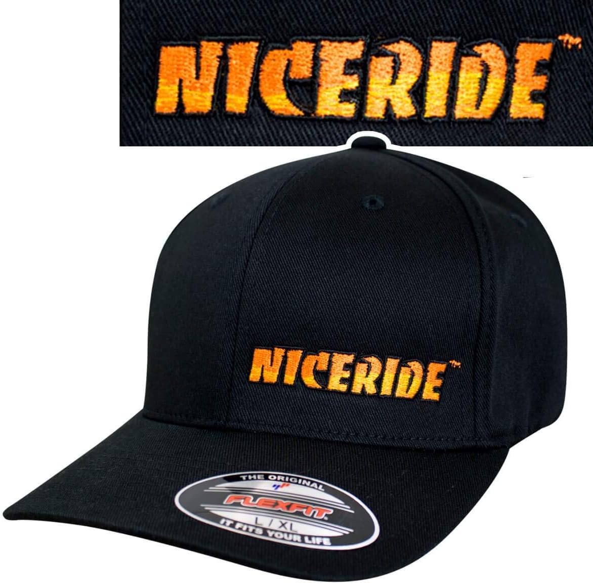 "Classic Fitted Premium Black Baseball Cap with Embroidered Logo (XL–XXL) | Structured | Unisex Lifestyle Hat