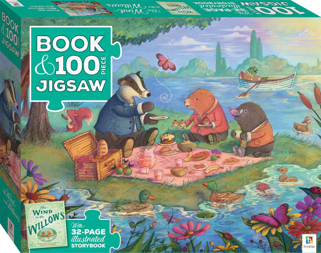 Book with 100-Piece Jigsaw: The Wind in the Willows