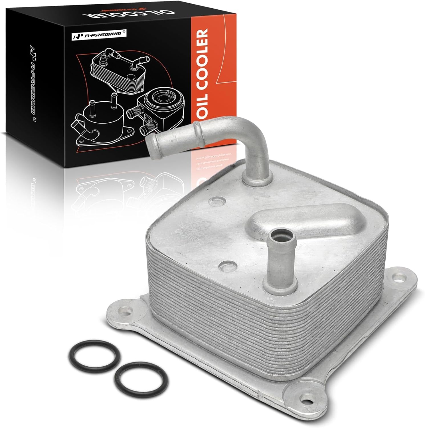 A-Premium Transmission Oil Cooler Compatible with Nissan Versa 2019-2022, Kicks 2018-2022, 1.6L, Automatic Transmission