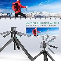 Vista 3 de Gosky Alcance ajustable resistente del trípode de la sobremesa binoculares telescopio cámaras DSLR otro dispositivo