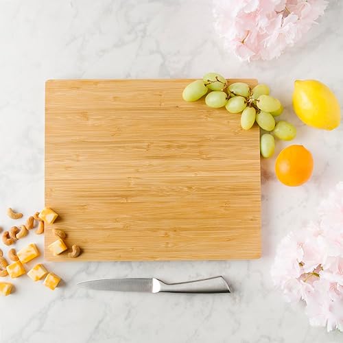 Miniatura 8 de Tabla de cortar con monograma, regalo de boda para parejas, tabla de cortar de madera con grabado, regalo para mamá y abuela (monograma J, 11