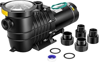 VIVOHOME 2.0 HP 6800 GPH Powerful Self Primming Dual Voltage in/Above Ground Swimming Pool Pump with Strainer Basket UL Certified