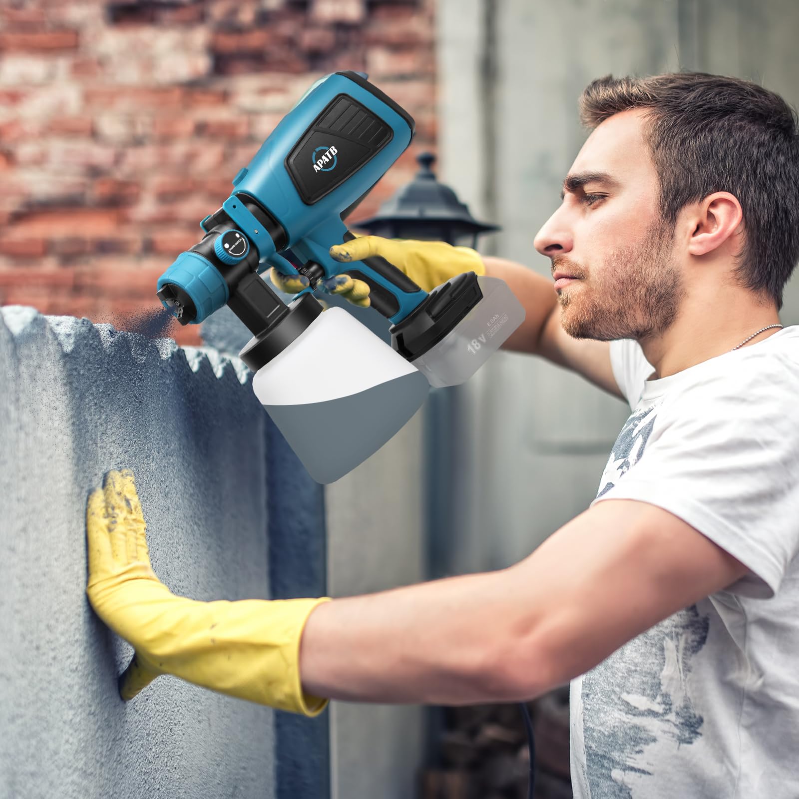 Cordless Paint Sprayer for Makita 18v LXT Battery, HVLP Spray