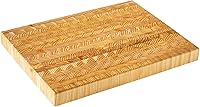 Larch Wood Canada End Grain Medium Cutting Board - Handcrafted Larch Wood, 17-3/4" x 13-1/2" x 1-5/8", Knife-Friendly for Chefs & Home Cooks