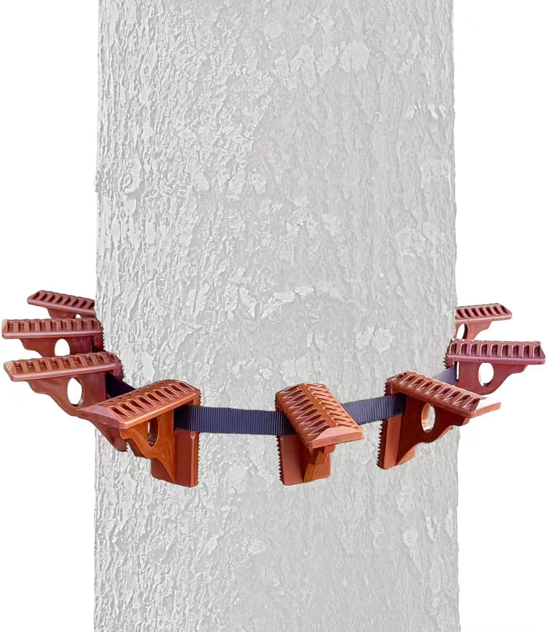 Echo Ridge Saddle Hunting Platform with Rope Ladder – Ring of Steps, Screw-in Anti-Slip Tree Steps, 360° Rotation | Ideal for Hunting Saddle & Tree Saddle Platform 8 Platform Steps