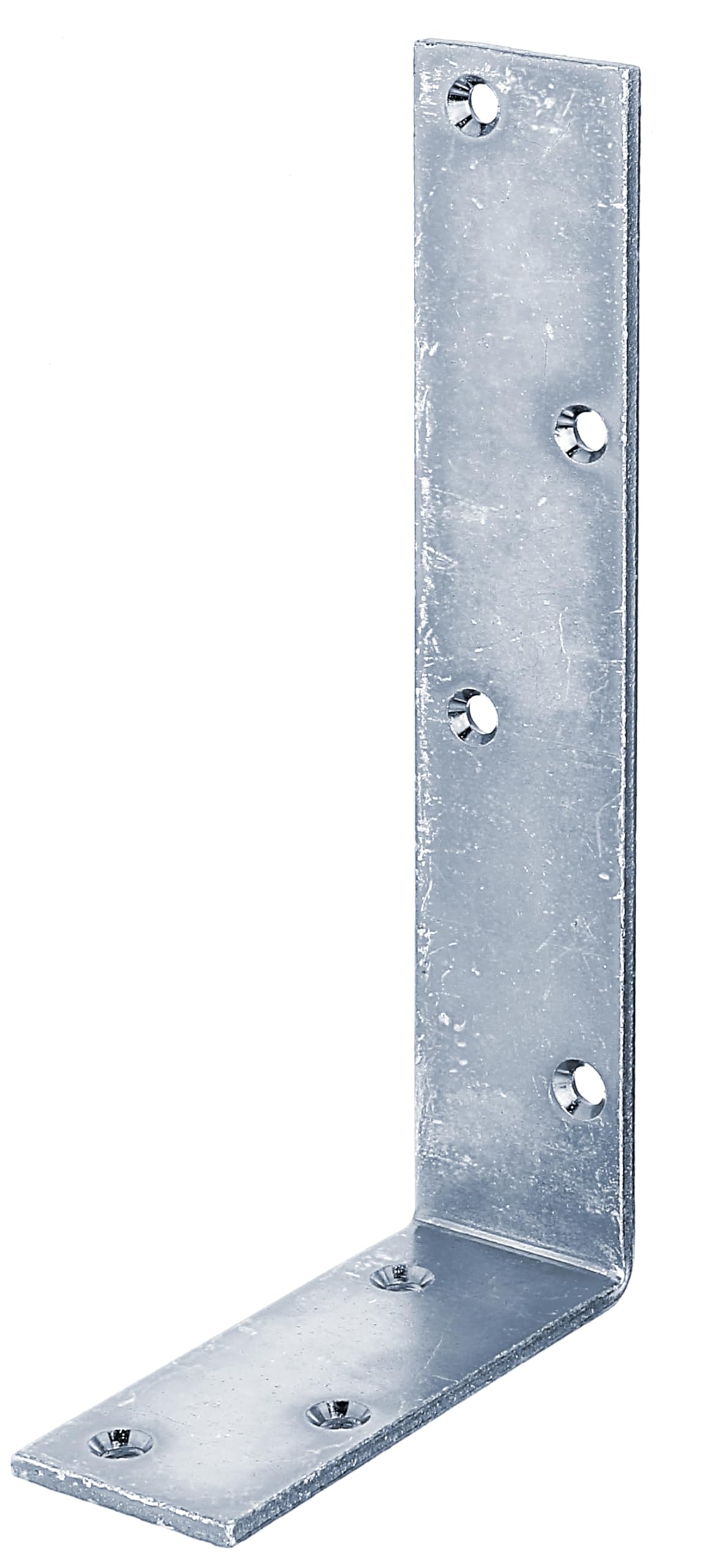 Équerres étroites Alberts galvanisées bleues de 100 x 200 x 40 mm pour fixations bois en lot de 20