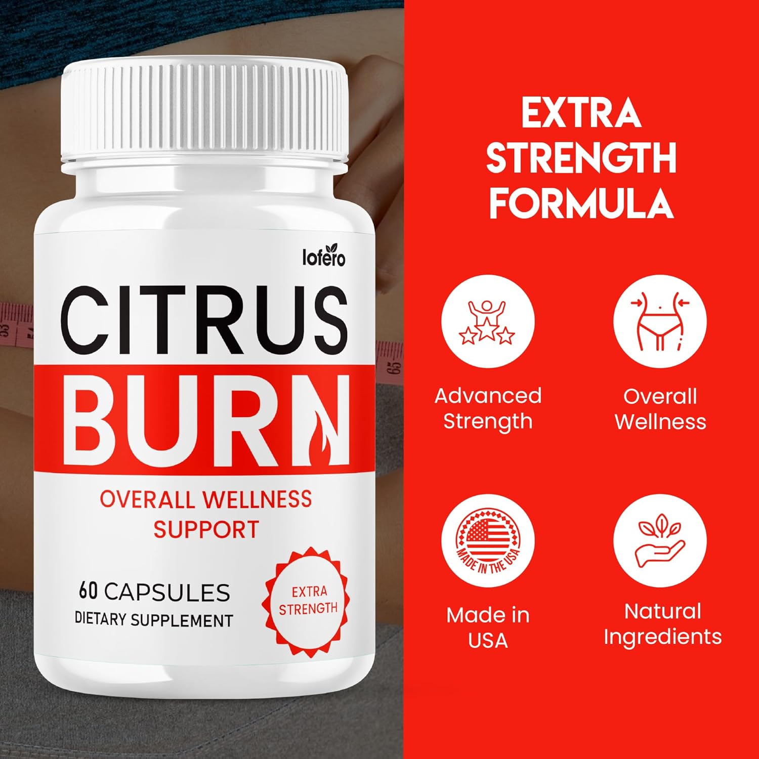 (3 Pack) Citrus Burn Capsules, CitrusBurn Supplement Advanced Loss Support Formula Pills, Premium All-Natural Daily Vitamin Maximum Energy, Healthy Digestion, Overall Health Wellness Reviews (180 ct)