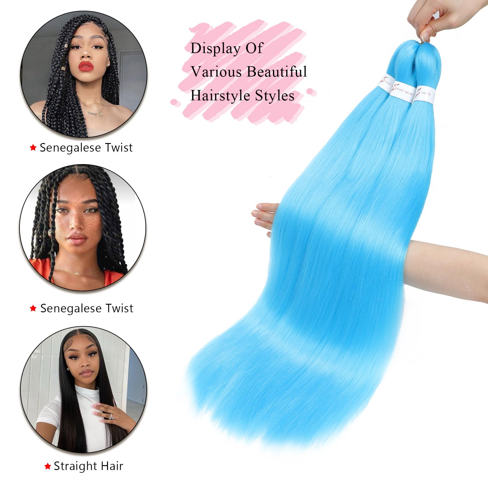 Easy Braid Pre stretched Braiding Hair Extensions - Image 4