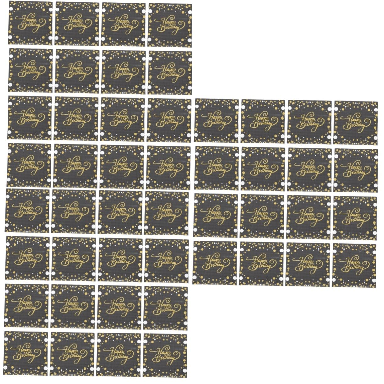 Ciieeo 3 Sätze Papierservietten Geburtstagsparty Seidenpapier Golddekor Gästeservietten Pastell Dekorative Partyservietten Roségold Servietten Gold Tischdeko Teller 100 Stück * 3