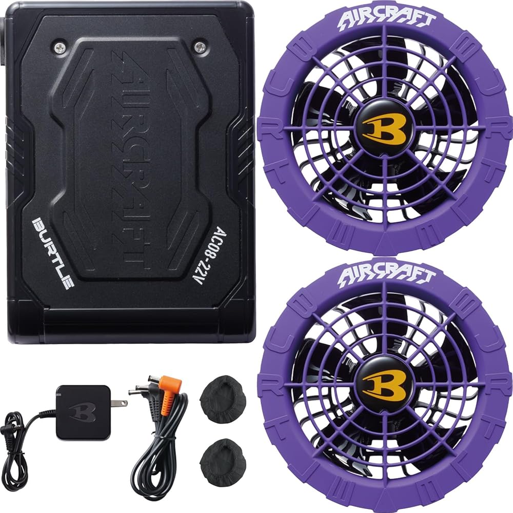 バートルバッテリーファンセット BURTLE (2025年新型24V) バートル ファンバッテリーセット 春夏