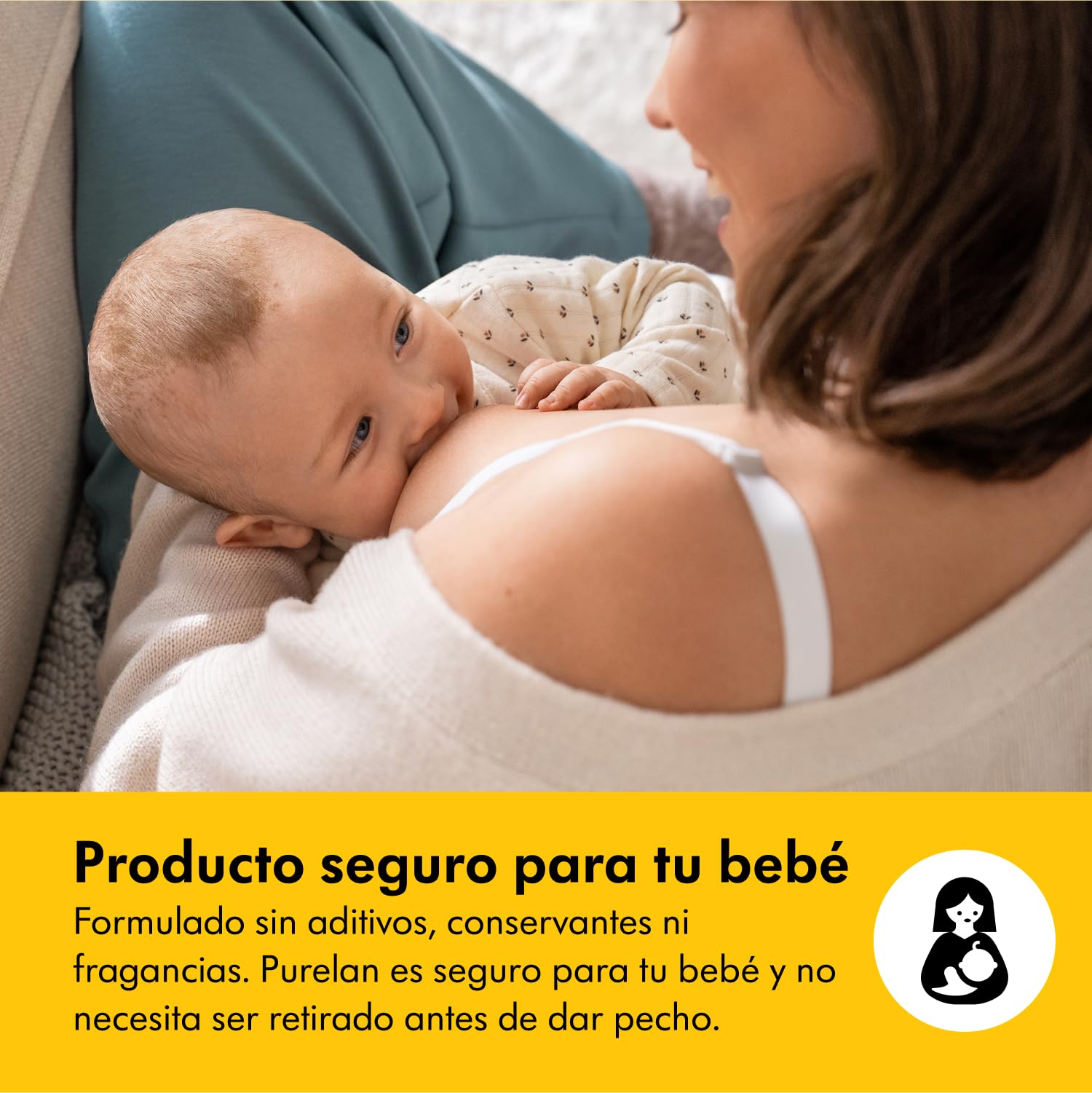 Medela Purelan Brustwarzensalbe aus 100% Lanolin, 7 g Ungüento