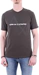 A.X Armani Exchange Logo de coton classique pour hommes Tee