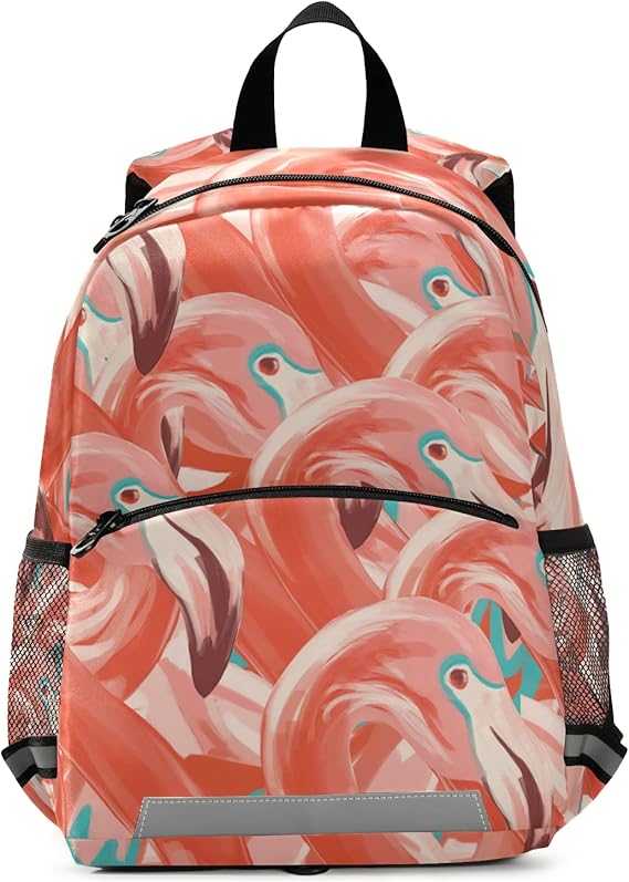 Amazon Co Jp キッズ 子供用 リュックサック おしゃれ 保育園 小学生 女の子 フラミンゴ こども 小さめ 軽量 通園 人気 バックパック ミニリュック ジュニア 2 6歳 撥水 遠足 シューズ バッグ