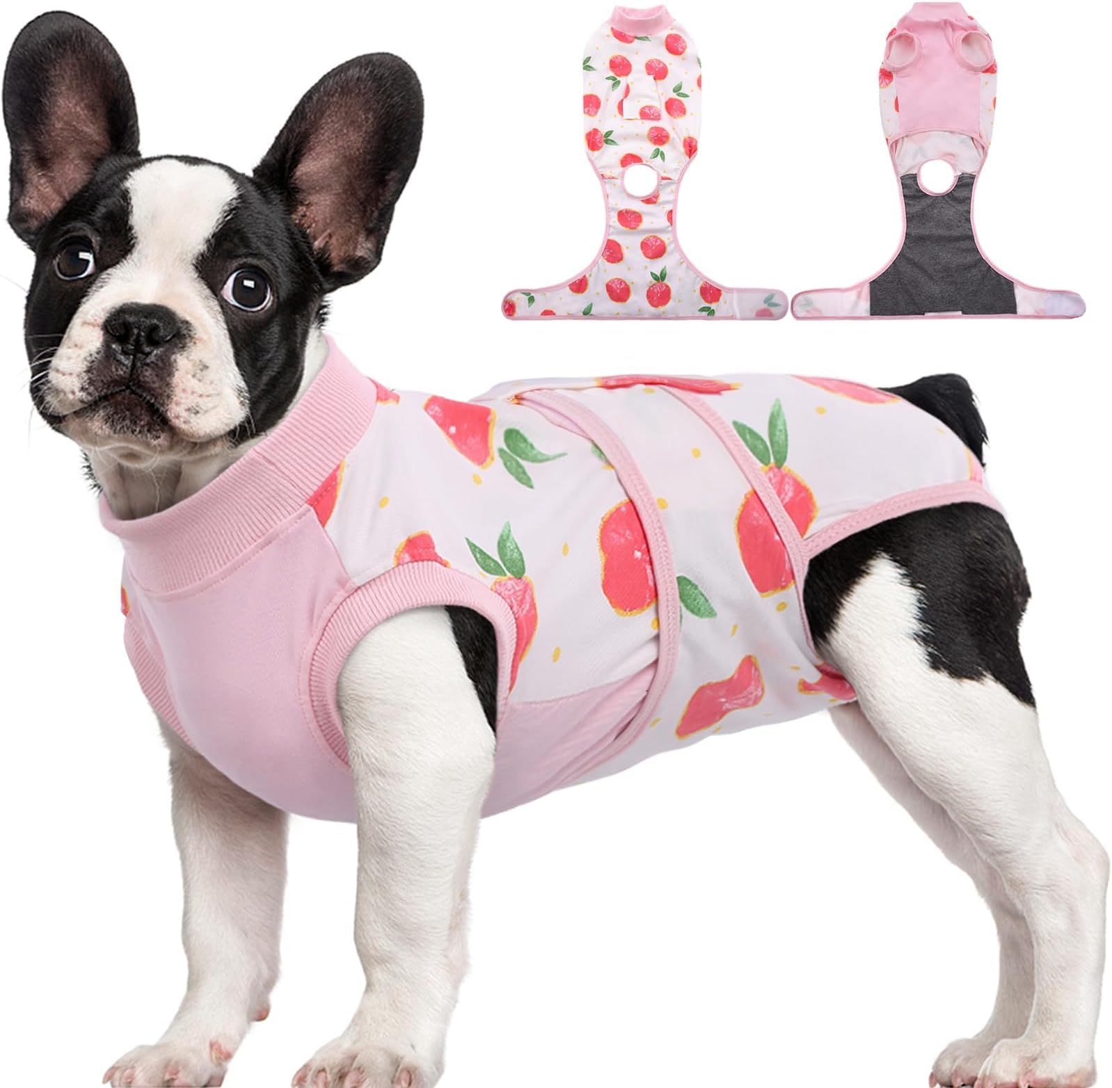Kuoser Recovery Suit for Dogs Cats, Soft Dog Surgery Suit Female Male Spay