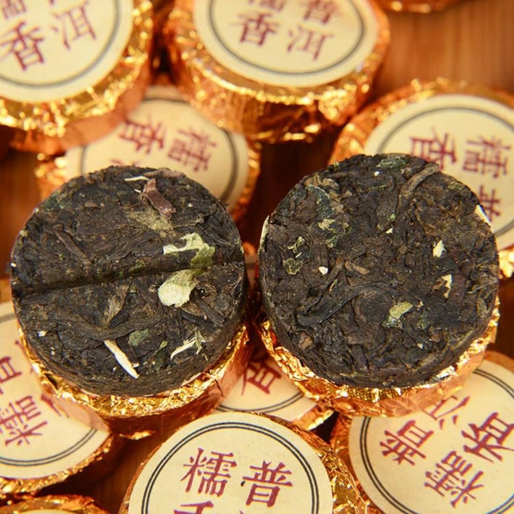 Yunnan Té Mini Tuo De Fragancia Glutinosa, Té Maduro De Puerh Exquisito Y Pequeño 500g Té Negro 17,64oz