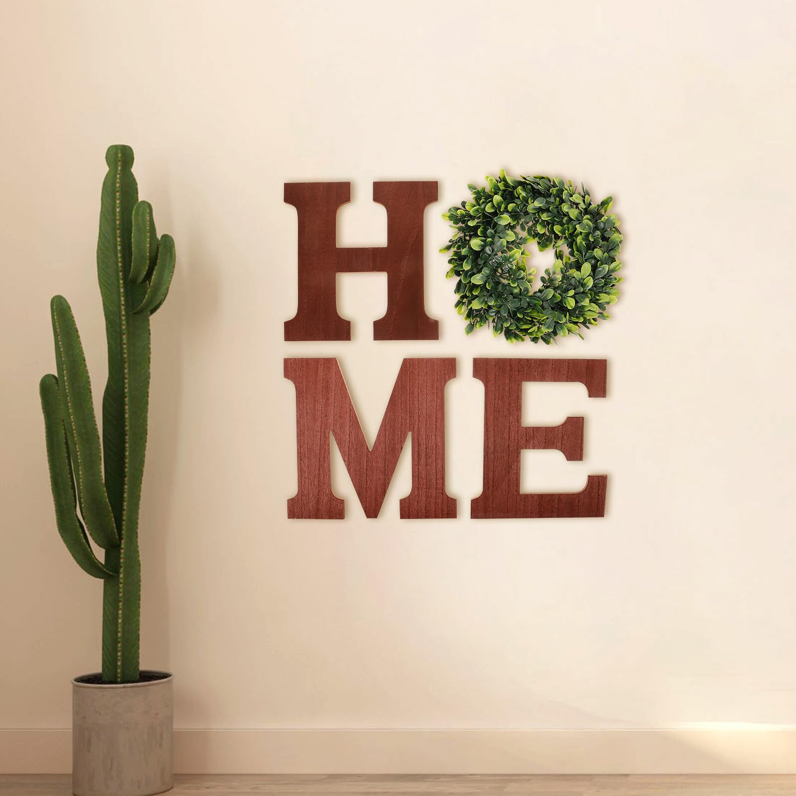 Gadpiparty Home Buchstaben Wandbehänge Kreative Hängende Heimdekoration für Innenbereich Natürliche und Stilvolle Wohnkultur Ornamente