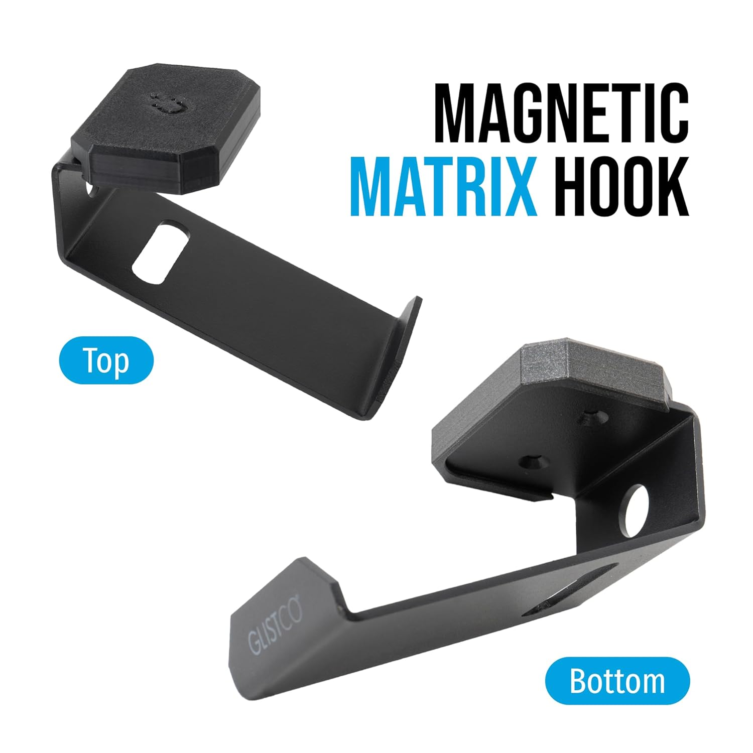 Glistco Mag Matrix Hook - Universal Magnetic Controller & Headset Hook (Black)