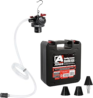 ARES 15027- Cooling System Refill Kit - Easily Test for Leakage in Cooling System - Change Coolant Quickly - Works with Most Radiator and Coolant Bottlenecks