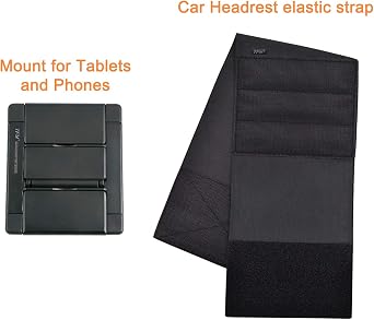 TFY Car Mount, Universal Car Headrest Mount Holder for Kindle, 7 10 Inch Fire Tablets
