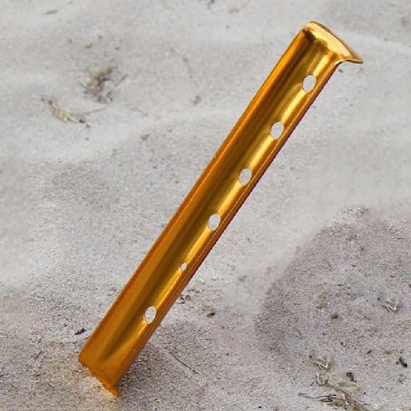 30 Teilige Schnee und Sandzelt Pfähle Zapfen Aluminium Legierung U-Förmige Zapfen Zeltnägel Leichtgewicht für Camping Wander Rucksäcke