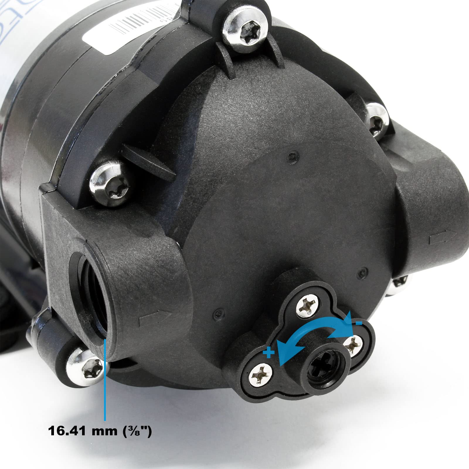 Wiltec Pompa booster 600 GPD (2300l/giorno) 108W Pompa di spinta per sistemi a osmosi inversa