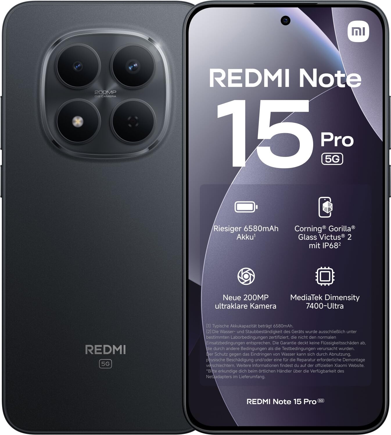 Amazon.com: XIAOMI Redmi Note 15 Pro 5G Ai (Compatible with