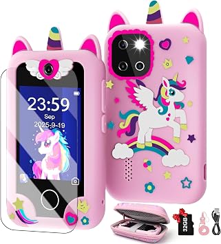 Kids Smart Phone for Girls, Christmas Birthday Gifts for Girls Age 3-10