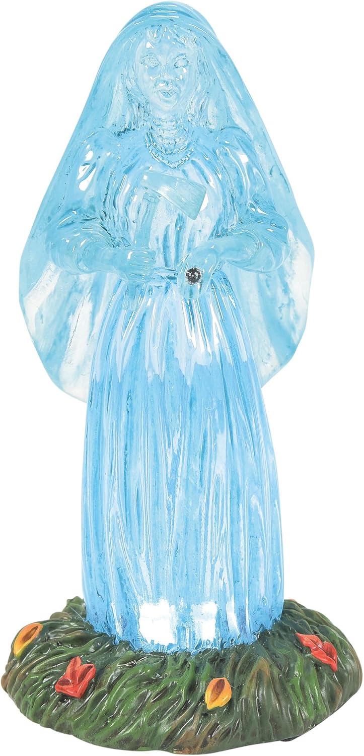 Department 56 Snow Village Halloween Accessories Disney the Haunted Mansion Here Comes the Bride Figurine, 3.5 Inch, Multicolor