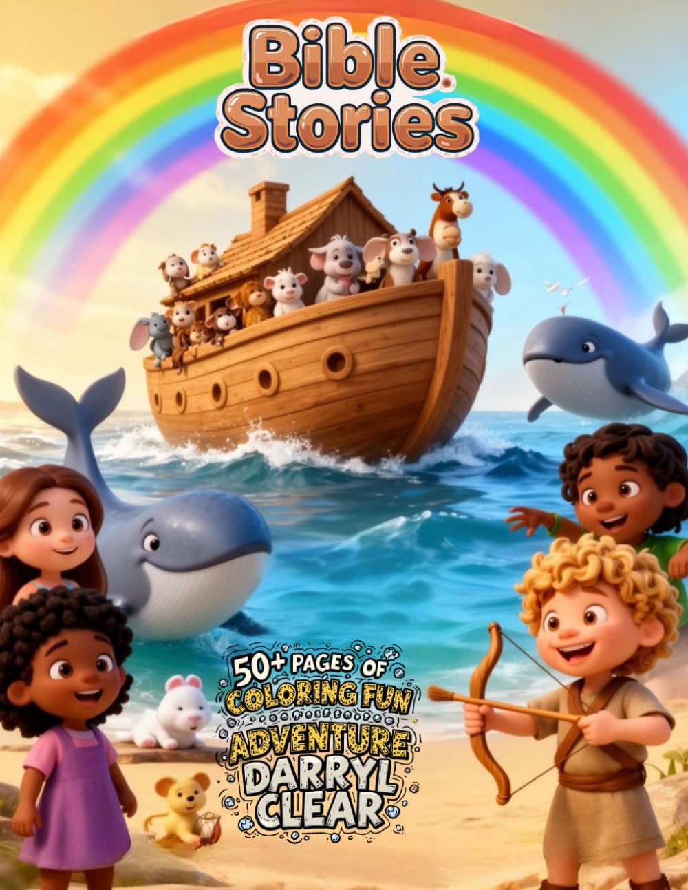Bible Stories 50+ Pages of Coloring Fun Adventure