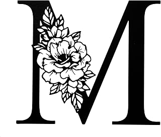 11.8 Inch Metal Wall Letters with Adhesive, Rust-Resistant Black Decorative Alphabet Signs, Outdoor &