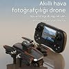 JS26H 4K Drone, LCD Kumandalı, Fırçasız Motor, Akıllı Engel Kaçınma, Katlanabilir Drone, Uzun Uçuş Süresi, Profesyonel RC Drone