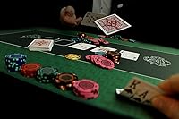 Vista 7 de Paquete doble de naipes profesionales - cartas de póquer estilo casino profesional para Texas Holdem - índice jumbo premium con cuatro pips