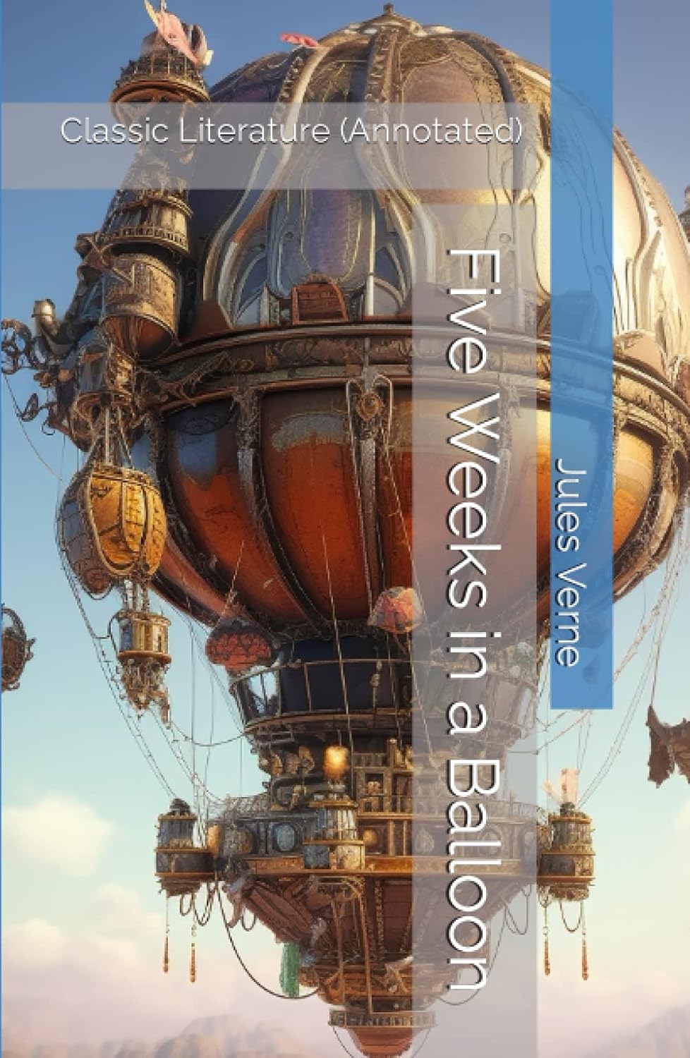 Amazon.com: Five Weeks in a Balloon: Classic Literature (Annotated): 9798396651616: Verne, Jules ...
