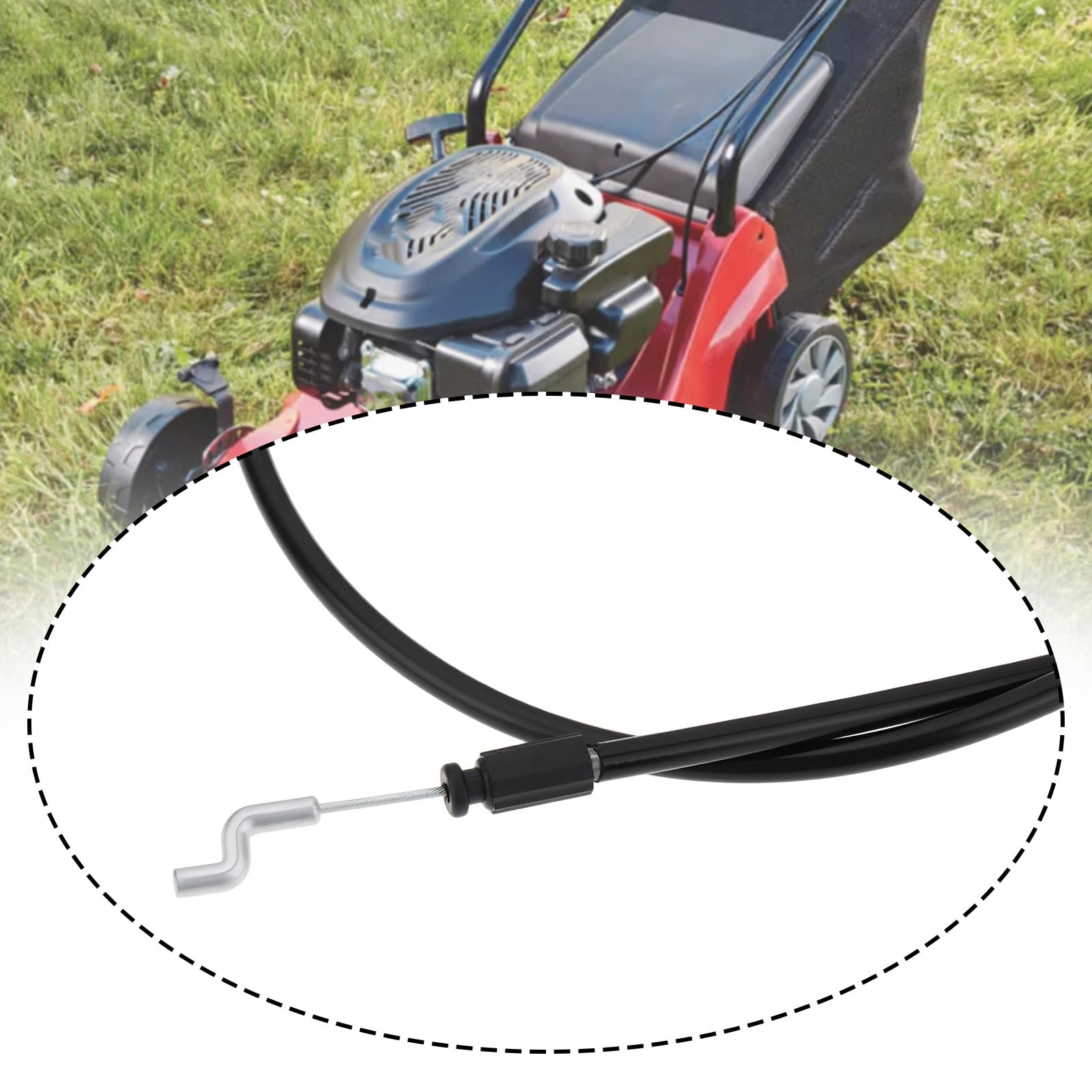 Create idea Câble d'embrayage de Tondeuse à Gazon 381030082 381030082/0 Compatible avec MOUNFT 44/140C 44TB300