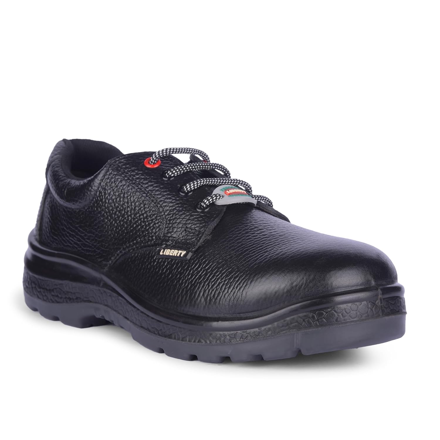 Liberty Freedom Surakshasr Men's Black Derby Safety Shoes Daily Use