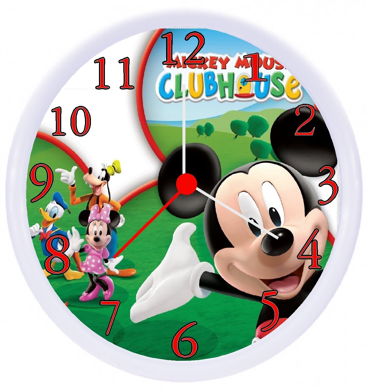 Amazoncom Quartz Mickey Mouse Clubhouse Wall Decor Clock Home Kitchen Amazoncom Quartz Mickey Mouse Clubhouse Wall Decor Clock Home Kitchen