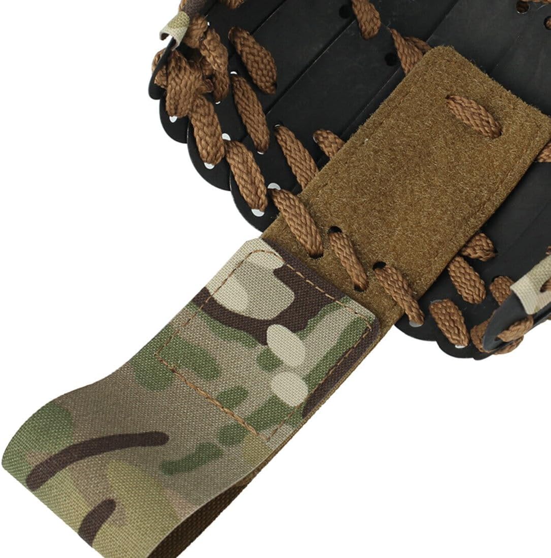 Tactical Crotch Armor Protector, Medieval Warrior Knight Samurai Military Airsoft Protective Guards Defense Gear, 500D (Without Belt) - 1 Pieces