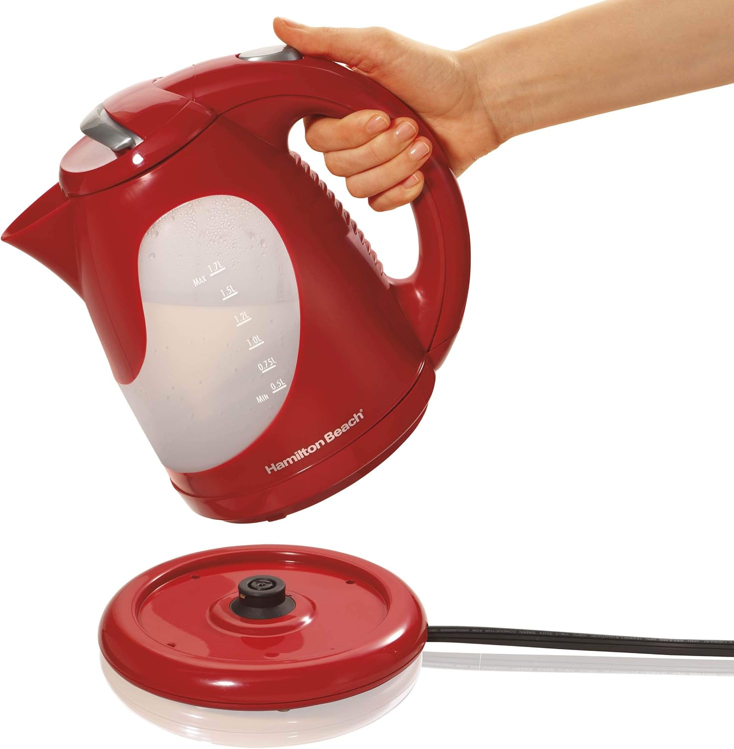 Hamilton Beach Ensemble Cord Free Pouring Kettle