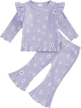 Geagodelia Mädchen Pullover Mit Blumen-Stickerei - Langarm Winterpullover Für 0-5 Jahre